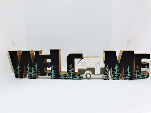 RV Welcome Sign