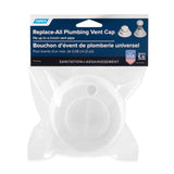 Camco Replace-All Plumbing Vent Cap - Polar White