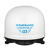 Carryout G3 Automatic Portable Winegard Satellite - White